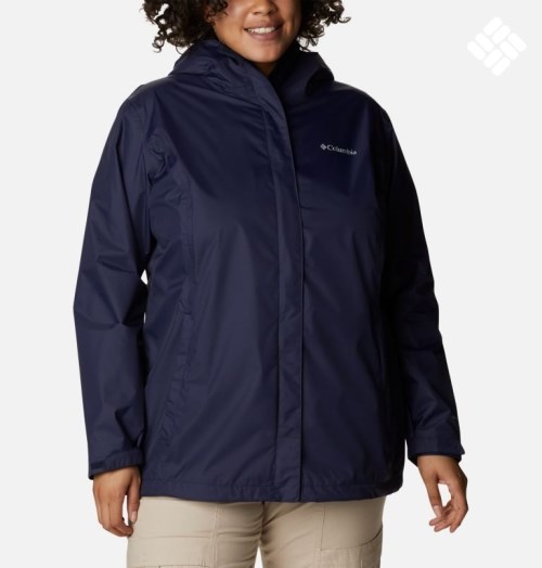 Columbia Arcadia II Jakke Dame Marineblå | Plus Size 01827W